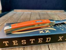 Case Small Congress 2 Blade Recent Vault Release Orange Smooth Synthetic 2023