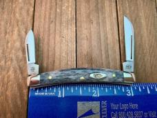 Case Small Congress 2 Blade Recent Vault Release Pocket Worn Gray Bone Crandall Jigged 2023