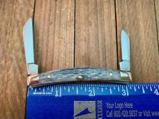 Case Small Congress 2 Blade Recent Vault Release Pocket Worn Gray Bone Crandall Jigged 2023