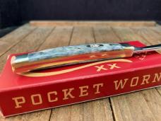 Case Small Congress 2 Blade Recent Vault Release Pocket Worn Gray Bone Crandall Jigged 2023
