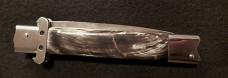 12" Picklock Switchblade with Buffalo horn handles.