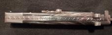 12" Picklock Switchblade with Buffalo horn handles.
