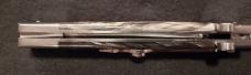 12" Picklock Switchblade with Buffalo horn handles.