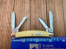Case Small Congress Recent Vault Release Yellow Smooth Synthetic 4 Blade 2023