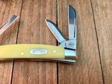 Case Small Congress Recent Vault Release Yellow Smooth Synthetic 4 Blade 2023