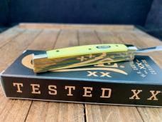 Case Small Congress Recent Vault Release Yellow Smooth Synthetic 4 Blade 2023