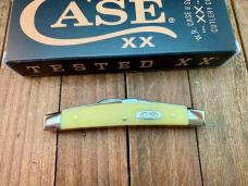 Case Small Congress Recent Vault Release Yellow Smooth Synthetic 4 Blade 2023