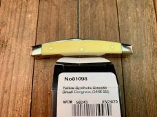 Case Small Congress Recent Vault Release Yellow Smooth Synthetic 4 Blade 2023