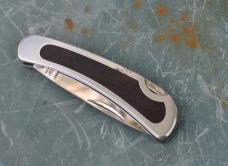 Kershaw  4 1/8" Rancher 2050 2 Blade One locks Stainless Rosewood Insert Mirror Polish Factory Edge 