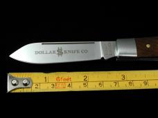 Dollar Knife Co. Franciscan Walnut with Mammoth Shield Jack Knife from Cooper Cutlery USA FW-MS