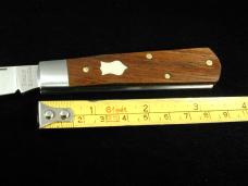 Dollar Knife Co. Franciscan Walnut with Mammoth Shield Jack Knife from Cooper Cutlery USA FW-MS
