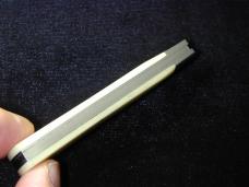 Dollar Knife Co. Natural White Bone with Red Shield Jack Knife from Cooper Cutlery USA NWB-RS