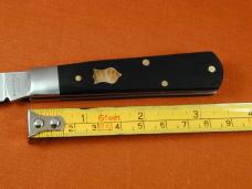 Beaver Falls Cutlery Ebony Wood with Mammoth Shield Jack Knife from Cooper Cutlery USA EBJ-MS
