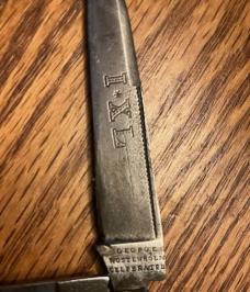 3 SHEFFIELD 1800's WOSTENHOLM I*X.L. CELEBRATED IVORY KNIVES