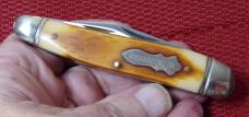 MINT SCHRADE CUT. CO. #8104 USA BIG WHITTLER TENNESSEE WHITTLER #0075 c1976 ( MONEY ORDER OR CHECK )
