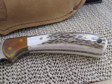 Buck Custom Elk Handle Fixed Blade Model # 113 ELK