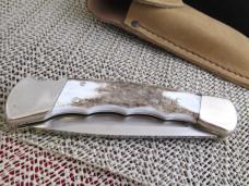 Buck Custom Finger Grove Elk Handle Model 110-FG ELK