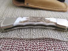 Buck Custom Finger Grove Elk Handle Model 110-FG ELK