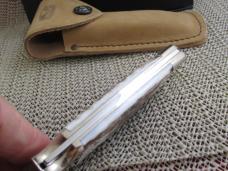 Buck Custom Finger Grove Elk Handle Model 110-FG ELK
