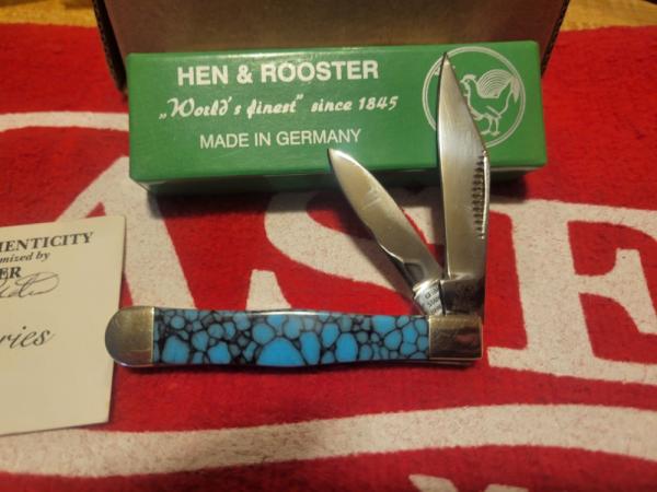 HEN & ROOSTER MICHAEL PRATER CUSTOM TURQUOISE SMALL COKE BOTTLE 