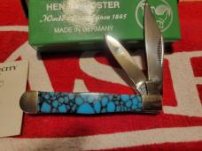 HEN & ROOSTER MICHAEL PRATER CUSTOM TURQUOISE SMALL COKE BOTTLE 