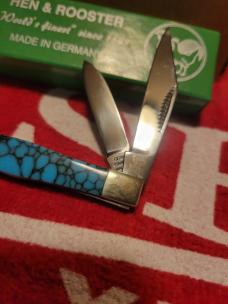 HEN & ROOSTER MICHAEL PRATER CUSTOM TURQUOISE SMALL COKE BOTTLE 