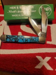 HEN & ROOSTER MICHAEL PRATER CUSTOM TURQUOISE SMALL COKE BOTTLE 