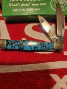 HEN & ROOSTER MICHAEL PRATER CUSTOM TURQUOISE SMALL COKE BOTTLE 