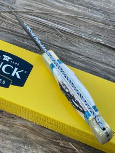BUCK 110 LEROY REMER CUSTOM SAMBAR STAG KNIFE