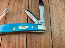 Case Small Congress Recent Vault Release Caribbean Blue Sawcut Bone 2023