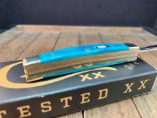Case Small Congress Recent Vault Release Caribbean Blue Sawcut Bone 2023