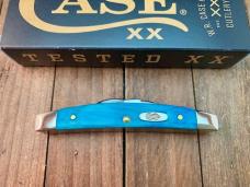 Case Small Congress Recent Vault Release Caribbean Blue Sawcut Bone 2023