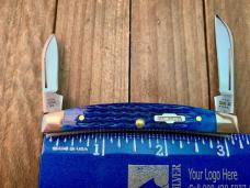 Case Small Congress Recent Vault Release Blue Rogers Corn Cob Jigged Bone Bow Tie Shield 2023