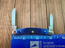Case Small Congress Recent Vault Release Blue Rogers Corn Cob Jigged Bone Bow Tie Shield 2023
