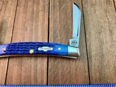 Case Small Congress Recent Vault Release Blue Rogers Corn Cob Jigged Bone Bow Tie Shield 2023