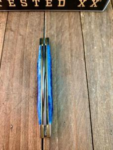 Case Small Congress Recent Vault Release Blue Rogers Corn Cob Jigged Bone Bow Tie Shield 2023