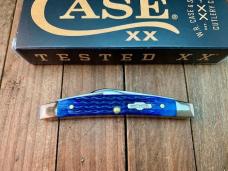 Case Small Congress Recent Vault Release Blue Rogers Corn Cob Jigged Bone Bow Tie Shield 2023