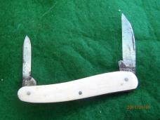 J. Cooke & Sons  Wharncliffe  Smooth White Bone Pen