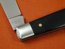 Beaver Falls Cutlery Ebony Wood with Mammoth Shield Jack Knife from Cooper Cutlery USA EBJ-MS