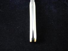 Dollar Knife Co. Natural White Bone with Blue Shield Jack Knife from Cooper Cutlery USA NWB-BS