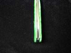 Dollar Knife Co. Green Jigged Bone with Mammoth Shield Jack Knife from Cooper Cutlery USA GJB-MS