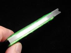 Dollar Knife Co. Green Jigged Bone with Mammoth Shield Jack Knife from Cooper Cutlery USA GJB-MS