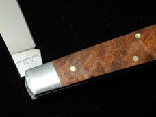 Dollar Knife Co. Franciscan Walnut with Blue Shield Jack Knife from Cooper Cutlery USA FW-BS