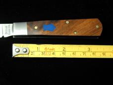 Dollar Knife Co. Franciscan Walnut with Blue Shield Jack Knife from Cooper Cutlery USA FW-BS