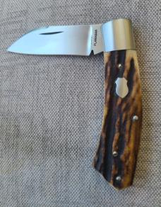 Burt Flanagan Stag Dino...4" closed...Cpm154...all integral...Texas Cartel.....maker's branded pouch