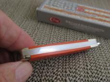 Case XX 2004 Orange Micarta RussLock Pattern # 101953 L SS