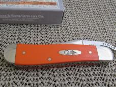 Case XX 2004 Orange Micarta RussLock Pattern # 101953 L SS
