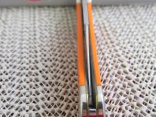 Case XX 2004 Orange Micarta Copperlock Pattern # 101549 L SS