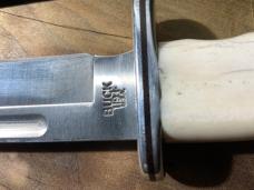 Buck USA 119 White Bone Handles    