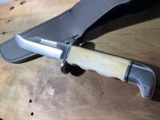 Buck USA 119 White Bone Handles    